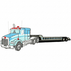 Truck Embroidery Design 11 Truck Embroidery Design 11